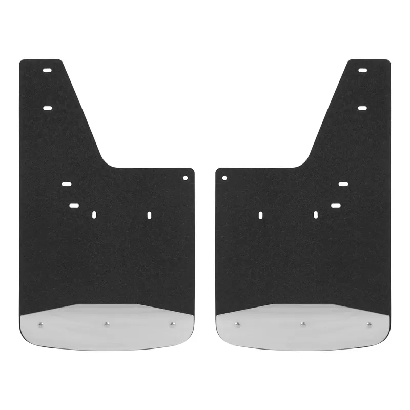Luverne Black Rubber Recycled Rubber Textured Rubber Mud Guards - 250930