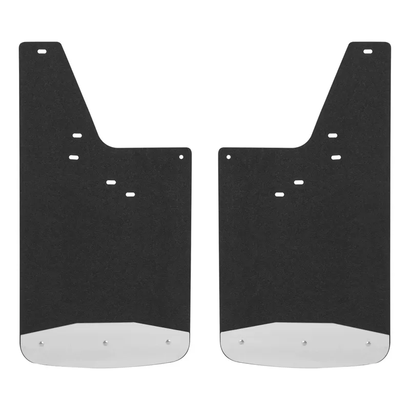 Luverne Black Rubber Recycled Rubber Textured Rubber Mud Guards - 251443