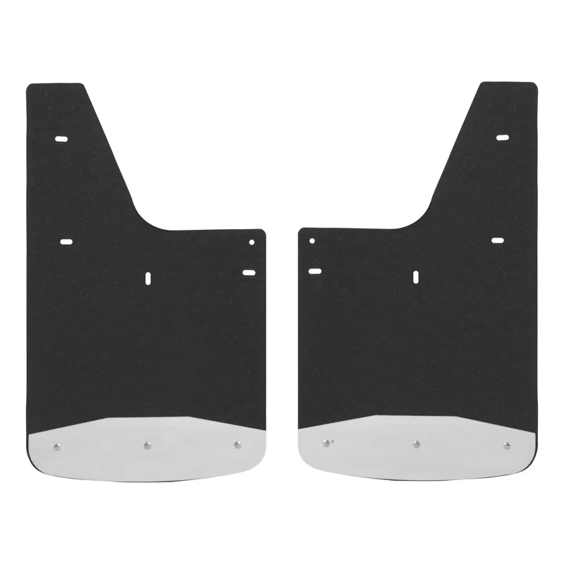 Luverne Black Rubber Recycled Rubber Textured Rubber Mud Guards - 251510