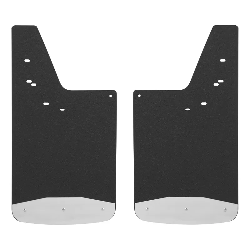 Luverne Black Rubber Recycled Rubber Textured Rubber Mud Guards - 251523
