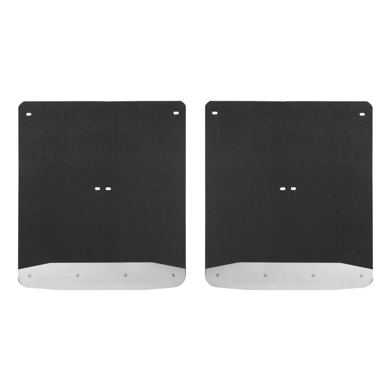 Luverne Black Rubber Recycled Rubber Textured Rubber Mud Guards - 251544