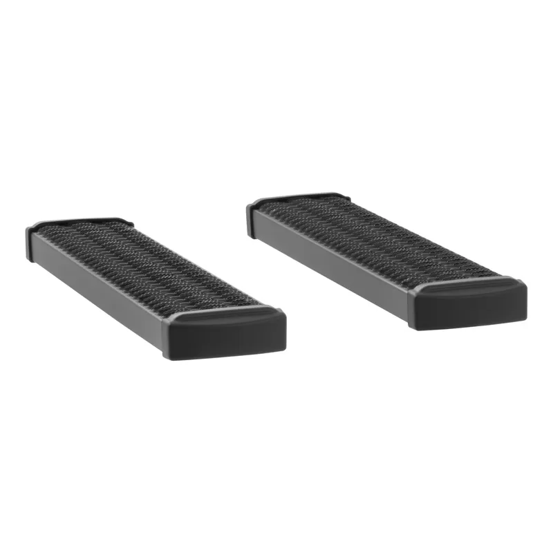 Luverne Textured Black Powder Coat Aluminum Grip Step 7" Running Boards for Vans - 415036-401471