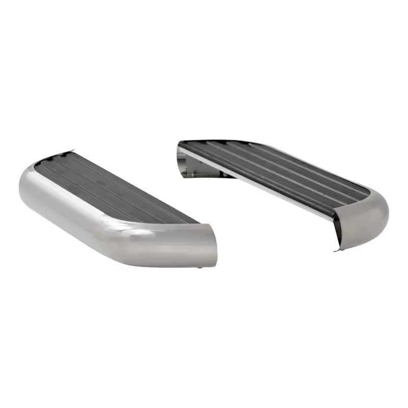 Luverne Polished Stainless Aluminum/Stainless Assembly MegaStep 6-1/2" Running Boards - 575036-570741