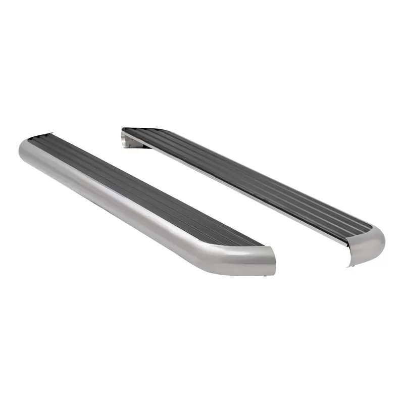 Luverne Polished Stainless Aluminum/Stainless Assembly MegaStep 6-1/2" Running Boards - 575098-570745