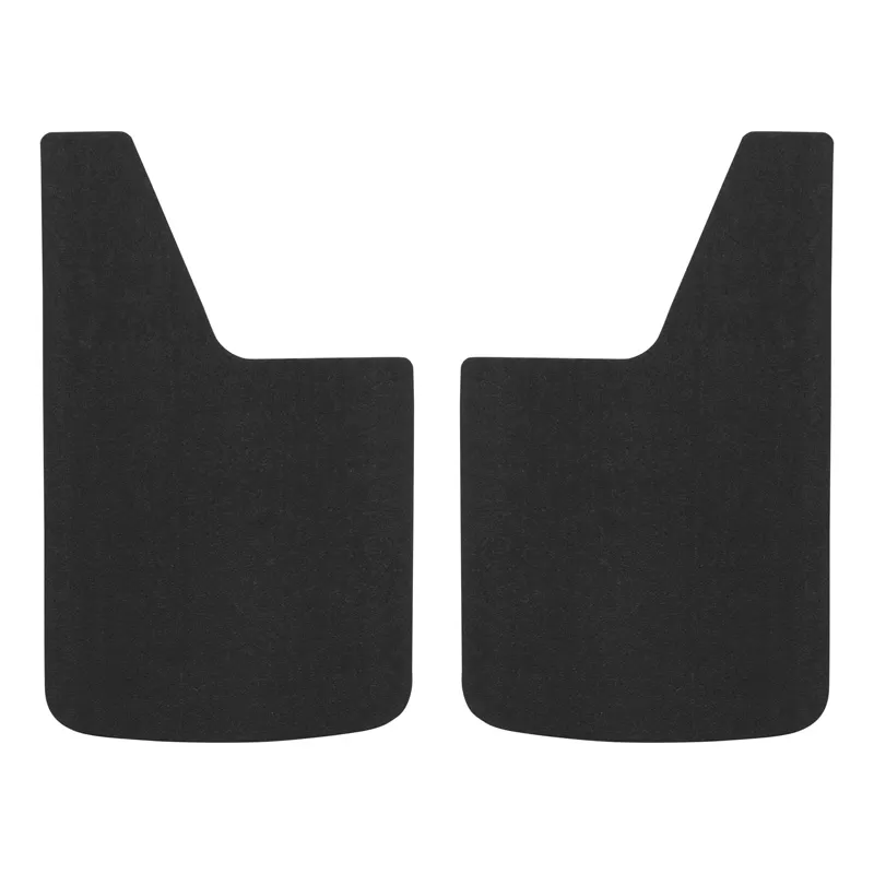 Luverne Black Rubber Recycled Rubber Universal Textured Rubber Mud Guards - 251020