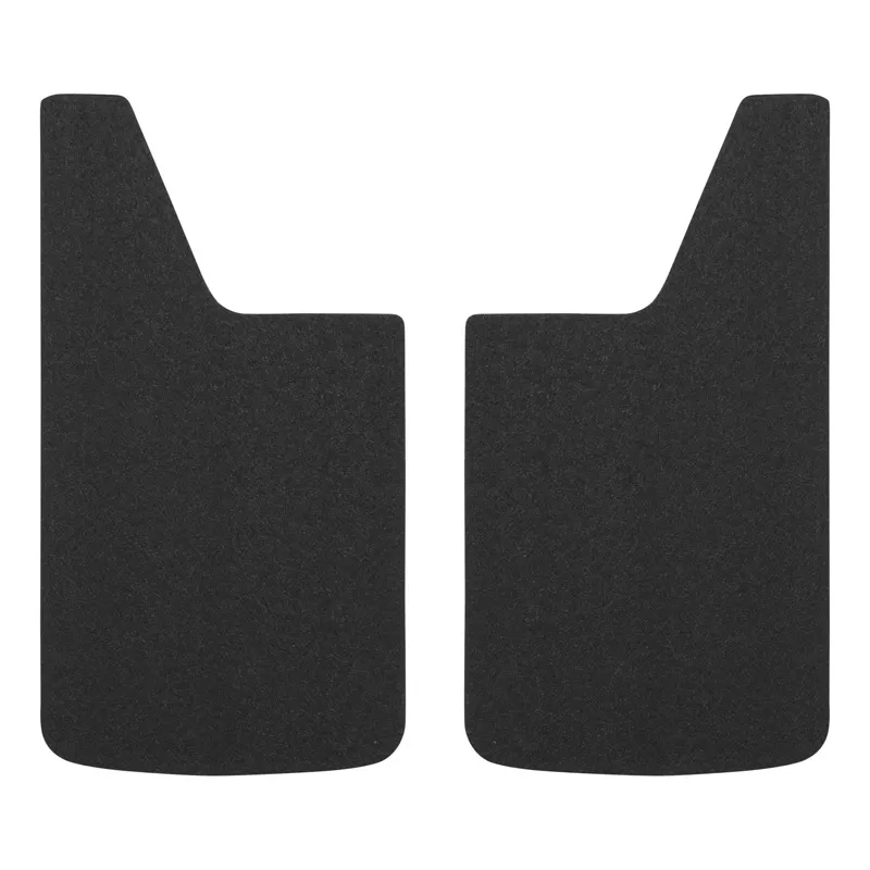 Luverne Black Rubber Recycled Rubber Universal Textured Rubber Mud Guards - 251023