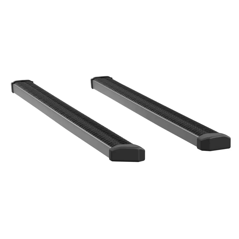 Luverne Textured Black Powder Coat Aluminum SlimGrip 5" Running Boards (No Brackets) - 416078