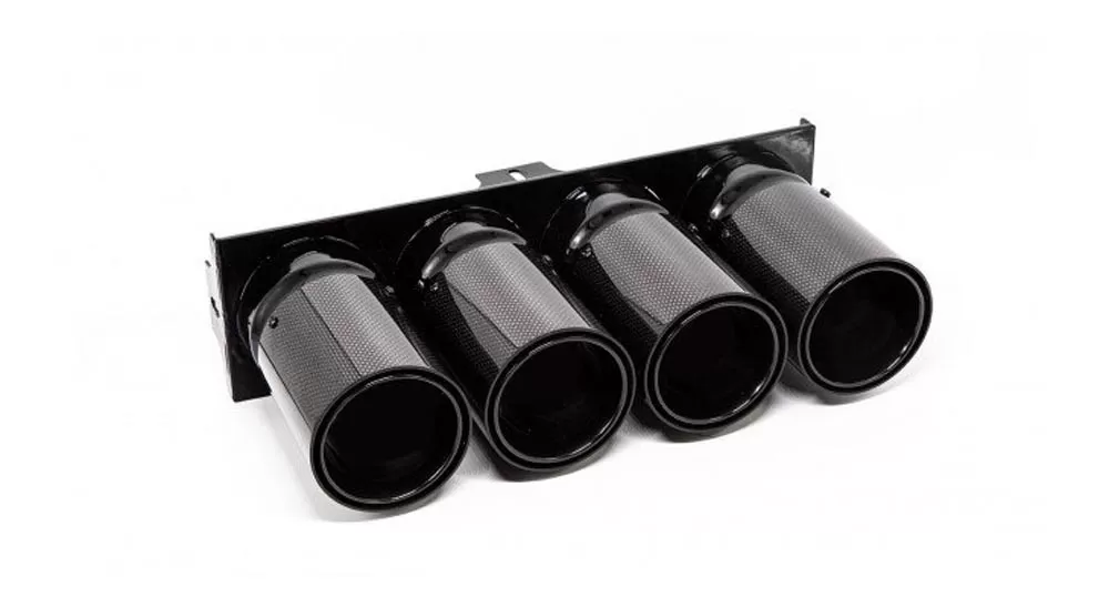 Novitec Exhaust Tips Black w/Carbon Cover McLaren 765LT 2021+ - C1 765 45