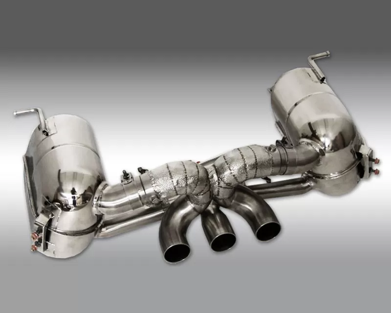 Novitec Stainless Steel Exhaust System without Flap Regulation Ferrari 458 Speciale 2013-2015 - F1 458 65
