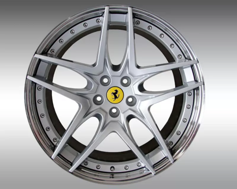 Novitec NF7 22x12 Rear Silver Forged Wheel Ferrari GTC4 Lusso 16-18 - F4 555 07