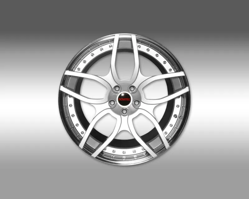 Novitec NL1 Forged Rear Wheel 21x12.5 Silver Lamborghini Huracan 15-19 - L4 222 02