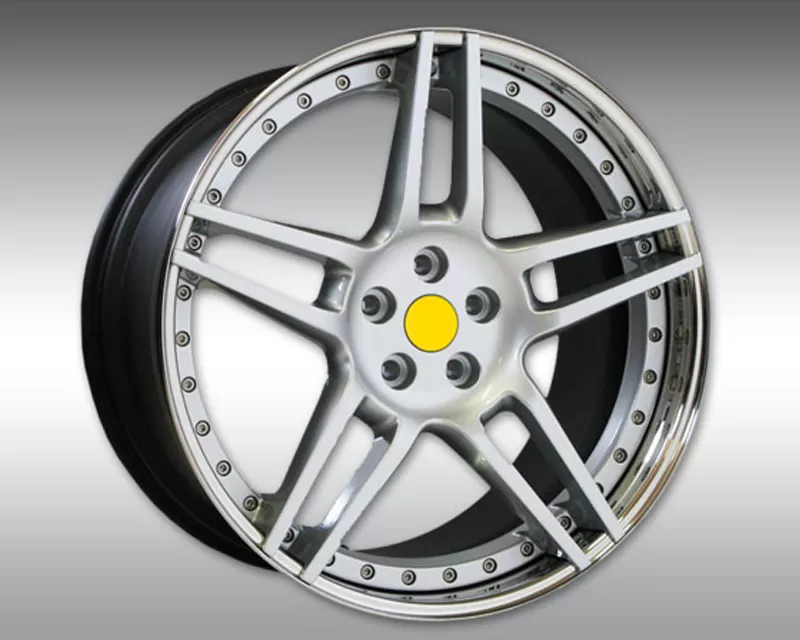 Novitec NM3 21x12.5 Rear Silver Wheel Maserati GranTurismo 08-17 - M4 002 02