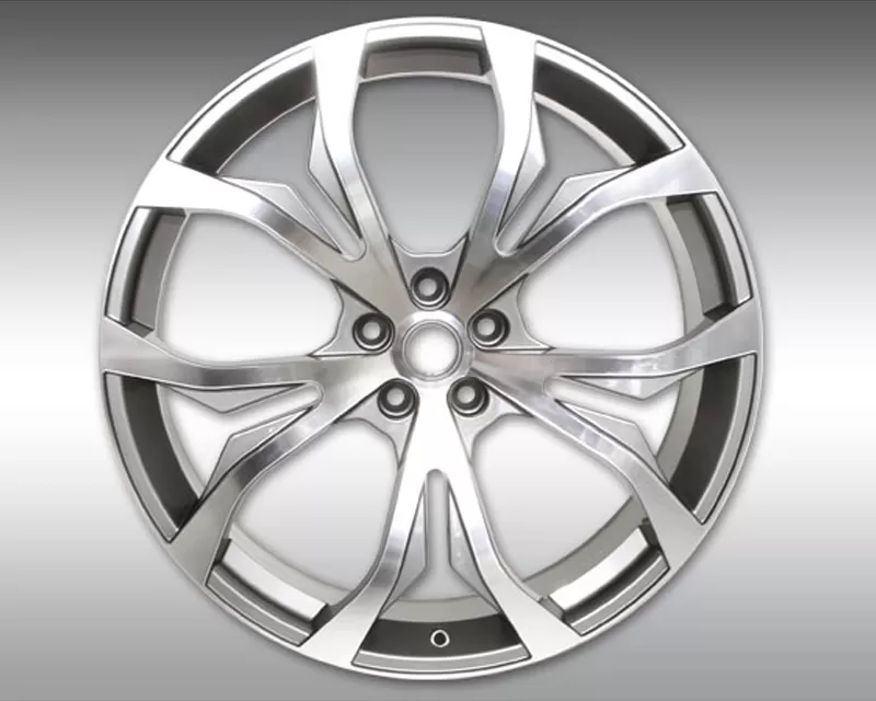 Novitec NM1 Rear 22x11 Titanium Colored | Polished Surface Wheel Maserati Ghibli | Quattroporte 2013-2017 - M4 003 08
