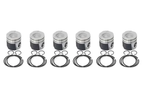 Industrial Injection .020 Oversized Piston w/Rings Wrist Pins / Clips(Set) Dodge 24V 2004.5-2007 - PDM-3673.020