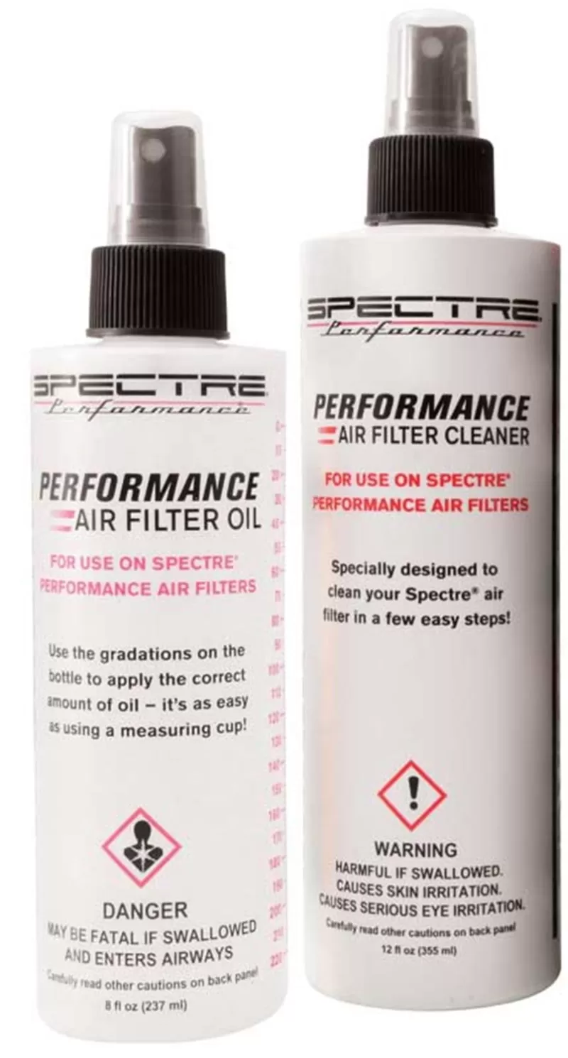 Spectre Accucharge Kit for HPR Filters (Includes 12oz. Cleaner / 8oz. Oil) - HPR4820