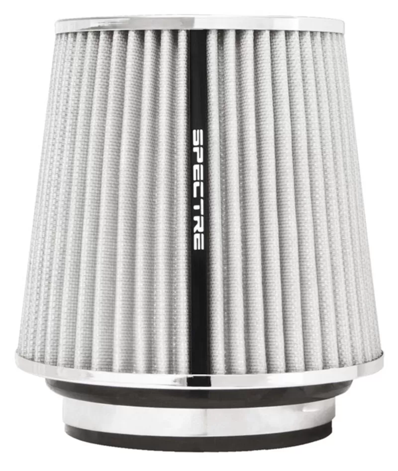 Spectre Adjustable Conical Air Filter 5-1/2in. Tall (Fits 3in. / 3-1/2in. / 4in. Tubes) - White - 8138