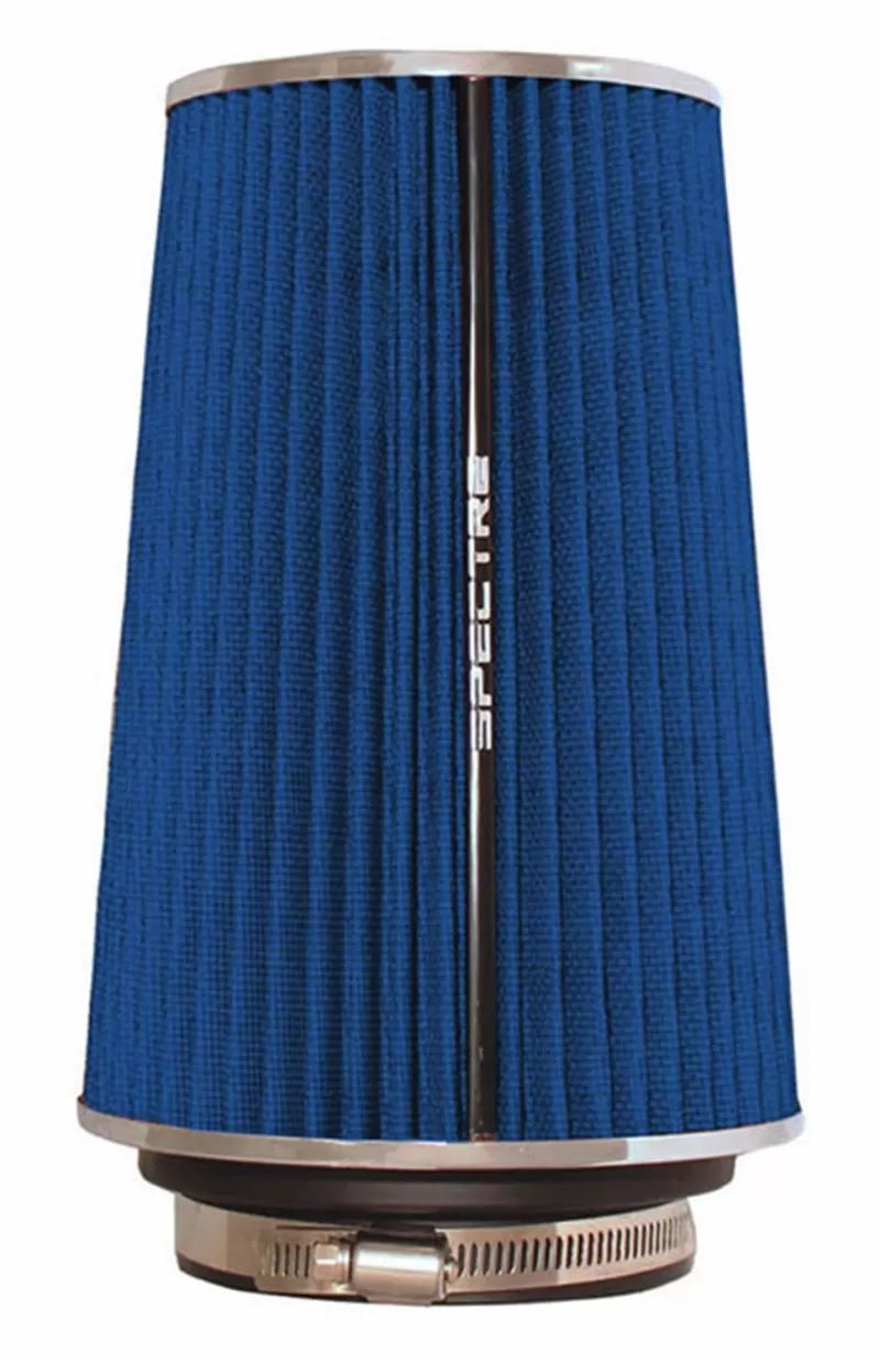 Spectre Adjustable Conical Air Filter 9-1/2in. Tall (Fits 3in. / 3-1/2in. / 4in. Tubes) - Blue - 9736
