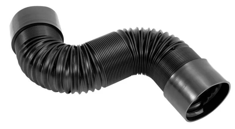 Spectre Air Duct Hose Kit 4in. OD (41in. Ducting / 2 Threaded PVC Couplers) - Black - 9751