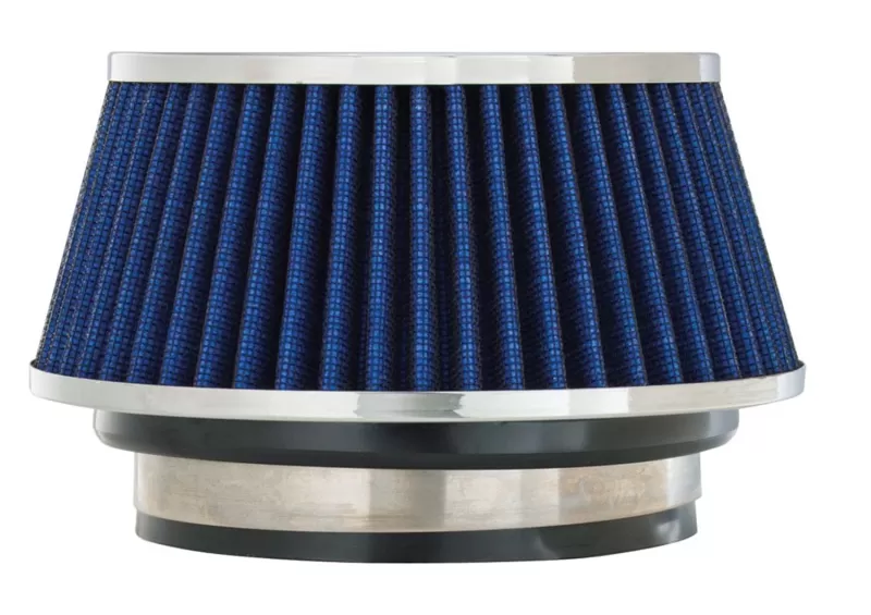Spectre Adjustable Conical Air Filter 2-1/2in. Tall (Fits 3in. / 3-1/2in. / 4in. Tubes) - Blue - 8166