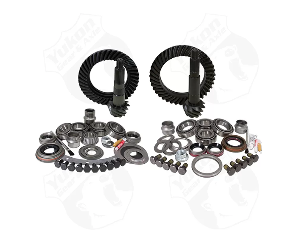 Yukon Gear & Axle Yukon Gear And Install Kit Package For Jeep XJ And YJ With Dana 30 Front And Model 35 Rear 4.88 Ratio - YGK002