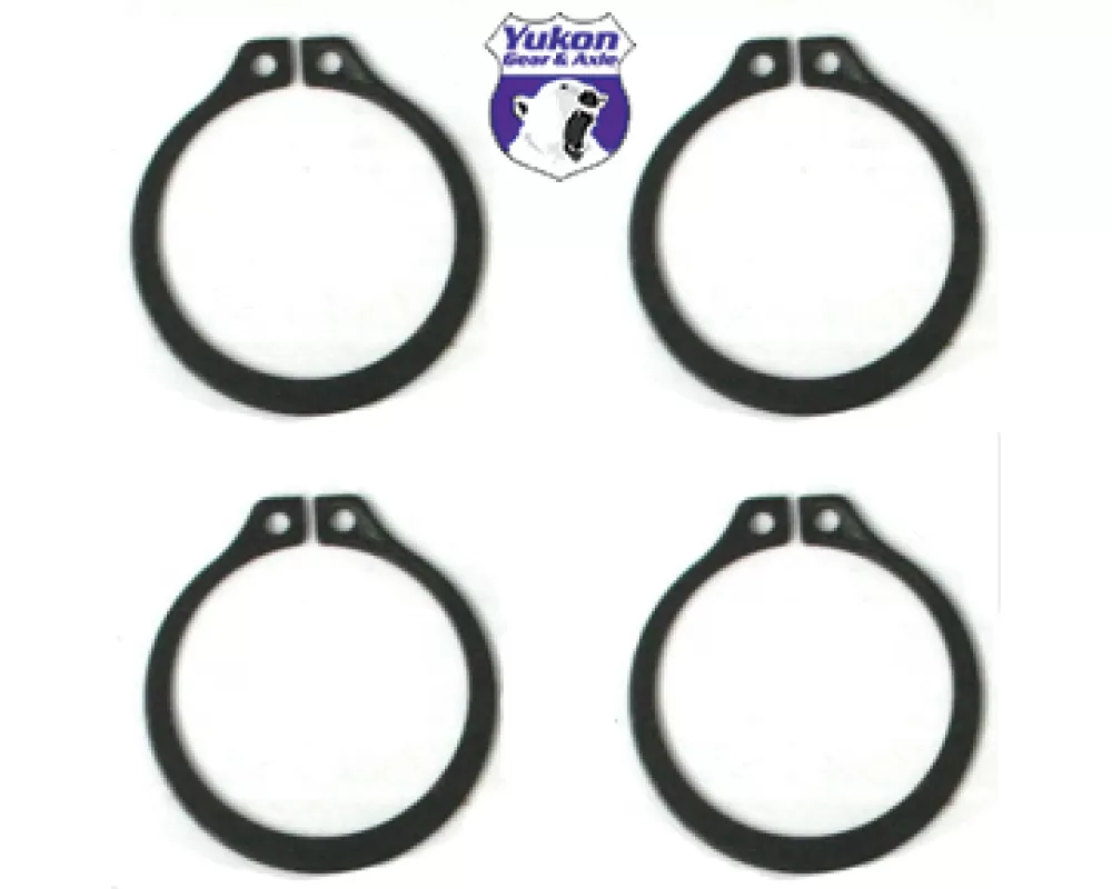 4 Full Circle Snap Rings Fit 297X U-Joint w/Aftermarket Axle Yukon Gear & Axle - YP SJ-297X-501