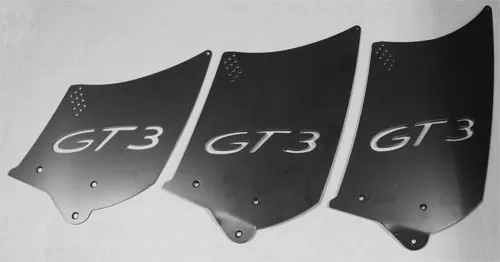 Demon Speed Motorsports Wing Uprights 4" Rise PCA Legal Porsche 996 GT3 02-05 - A-WU6-PCA