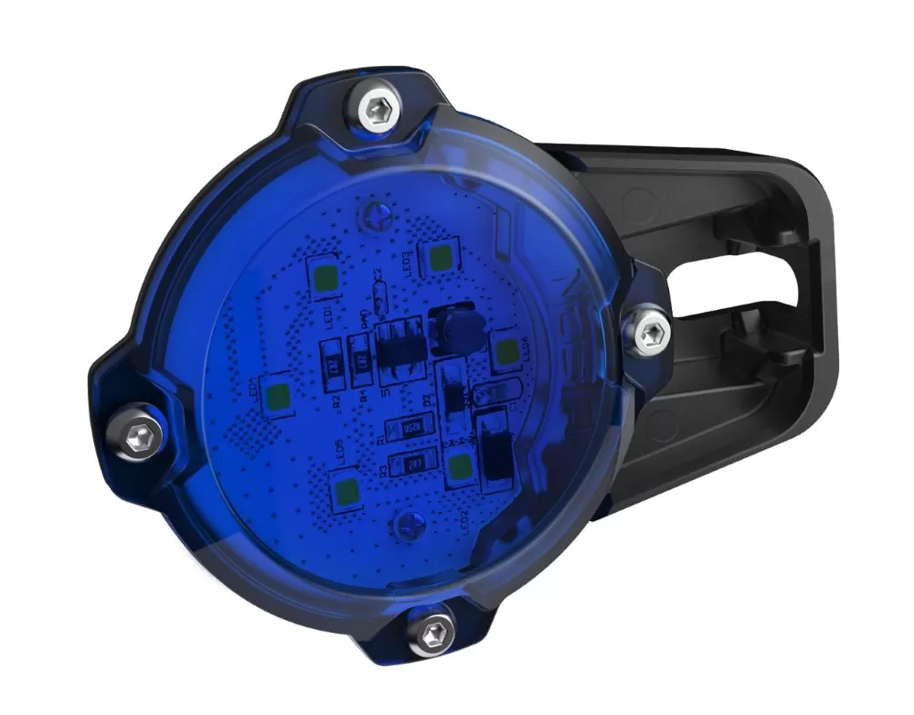 Bison Offroad LED Rock Lights Kit 600 Lumen Universal YAK Series Blue 1 Pack - UL-0510