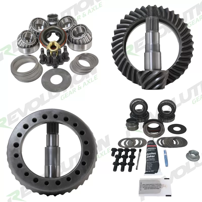 Revolution Gear and Axle 4.56 Ratio Gear Package (GM 10.5 14-Bolt Thick 99-Present - D60 Std Rotation) with Koyo Master Kits - REV-GM14T/D60-456T-99-K