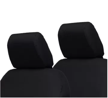 Bartact Baseline Performance Front Headrest Seat Cover Black Jeep Wrangler JL 2018-2024 - JLHR2018F2MB