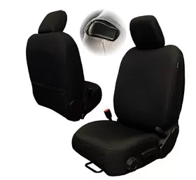 Bartact Base Line Performance Series Front Seat Covers Black for Jeep Gladiator 2019-2020 - JTBC2019FPB