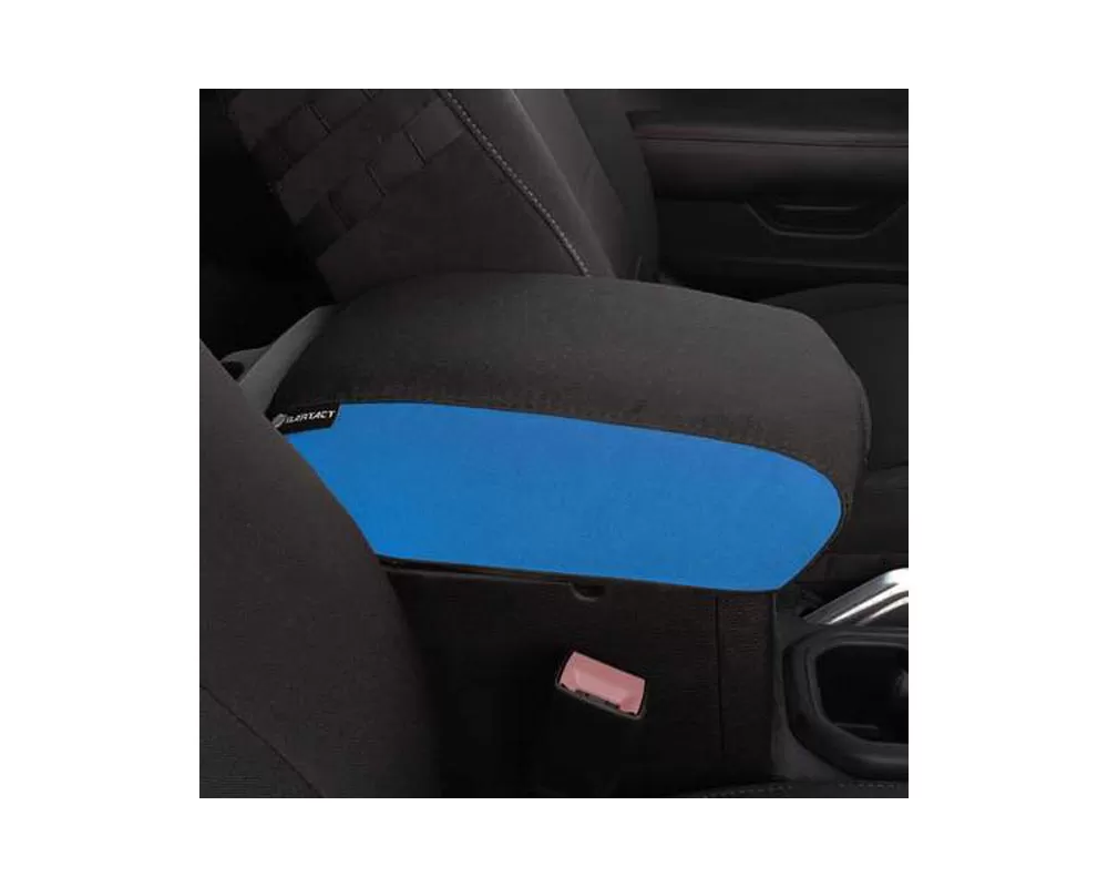 Bartact Blue/Black Padded Center Console Cover Jeep Gladiator 2019-2024 - JTIA2019CCUB