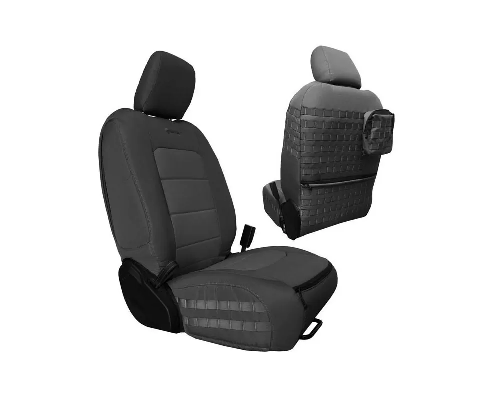 Bartact Graphite/Graphite Front Seat Covers Jeep Gladiator 2020-2022 - JTTC2019FPGG