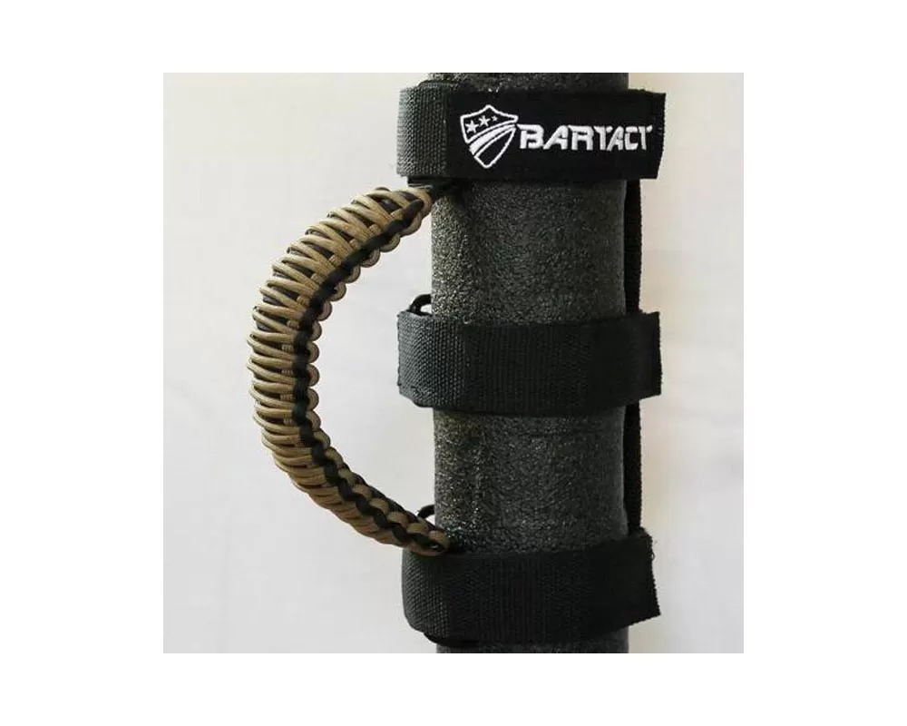 Bartact Black/Coyote Tan Paracord Grab Handles Universal Pair - TAOGHUPBC