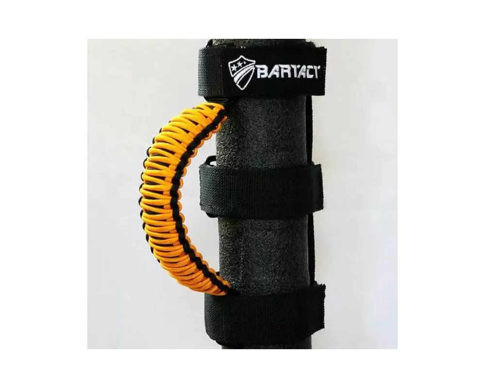 Bartact Black/Dozer Yellow Paracord Grab Handles Universal Pair - TAOGHUPBD