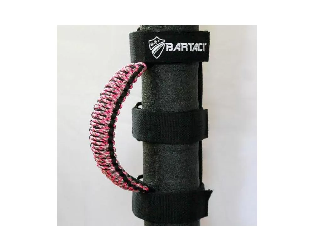 Bartact Black/Pink Camo Paracord Grab Handles Universal Pair - TAOGHUPBI