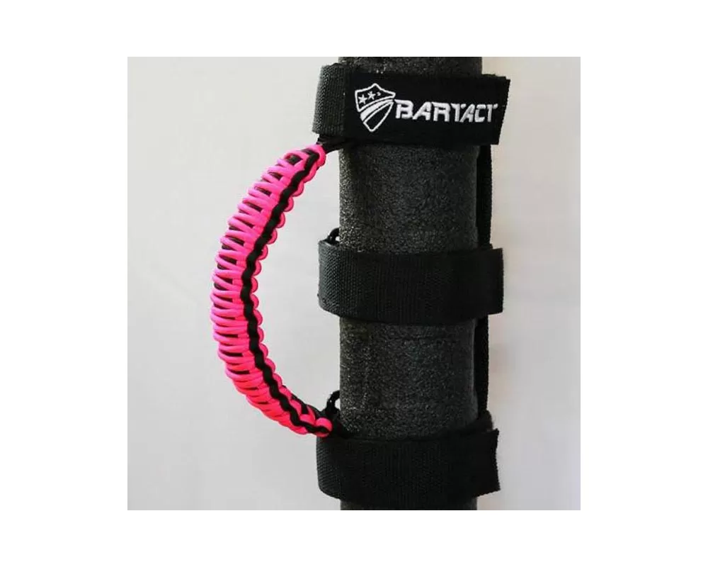 Bartact Black/Hot Pink Paracord Grab Handles Universal Pair - TAOGHUPBP