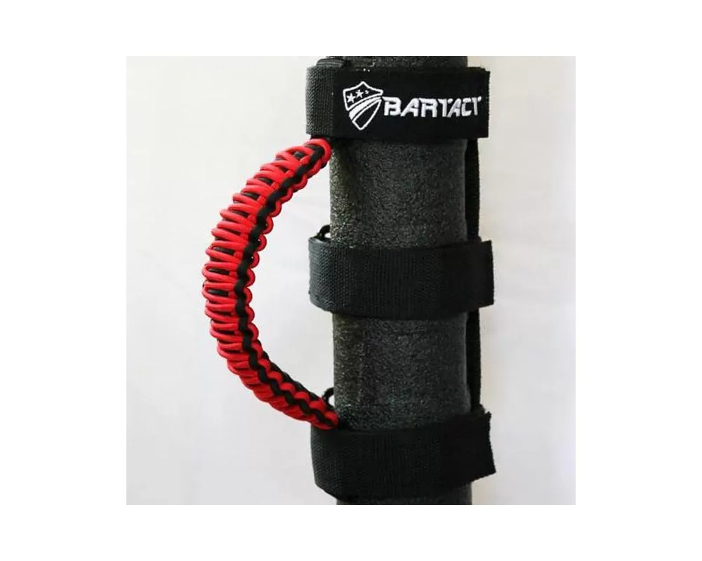 Bartact Black/Red Paracord Grab Handles Universal Pair - TAOGHUPBR