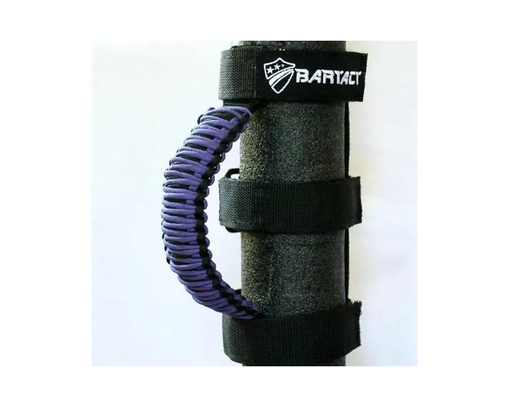 Bartact Black/Purple Paracord Grab Handles Universal Pair - TAOGHUPBV