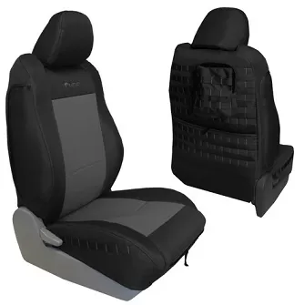 Bartact Tactical Series Front Seat Cover Graphite for Toyota Tacoma 2013-2015 - TRBC1315FPG