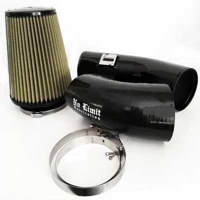 No Limit Fabrication 6.7 Cold Air Intake 2011-2016 Ford Super Duty Power Stroke Black PG7 Filter Stage 1 - 67CAIBP1