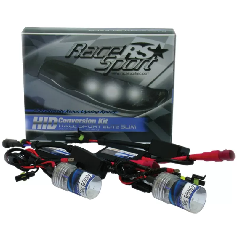 Race Sport Lighting H13-3 HID 6K Digital Super-Slim Ballast Kit - H13D-3-6K-SLIM