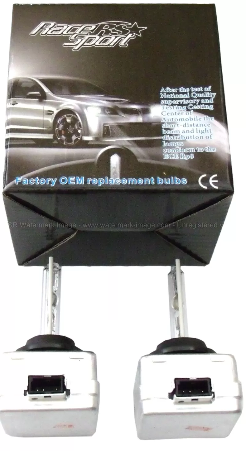Race Sport Lighting D3 8K OEM Factory HID Replacement Bulbs - D3-8K-SB-RB
