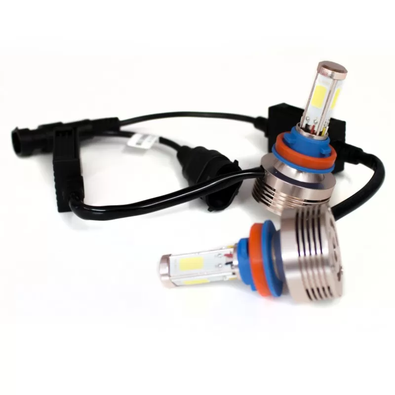Race Sport Lighting H11 4-Sided Plug-N-Play LED Headlight Kit 6,000 Lumens OEM Kelvin Color - H11LED4S
