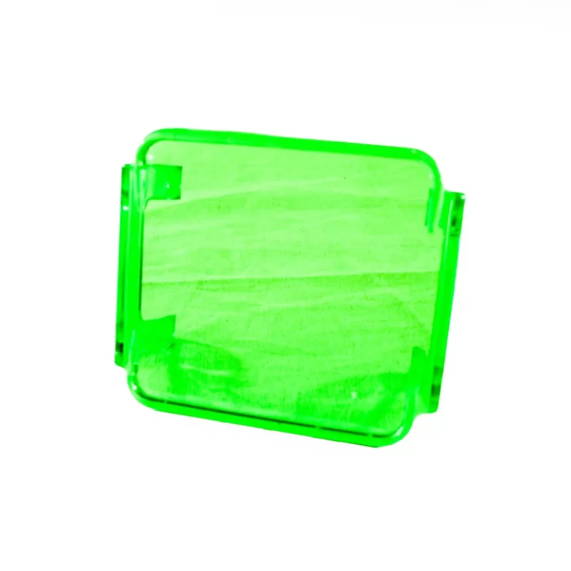 Race Sport Lighting Green Translucent 3x3in Protective Spotlight Cover - RS-3X3C-G
