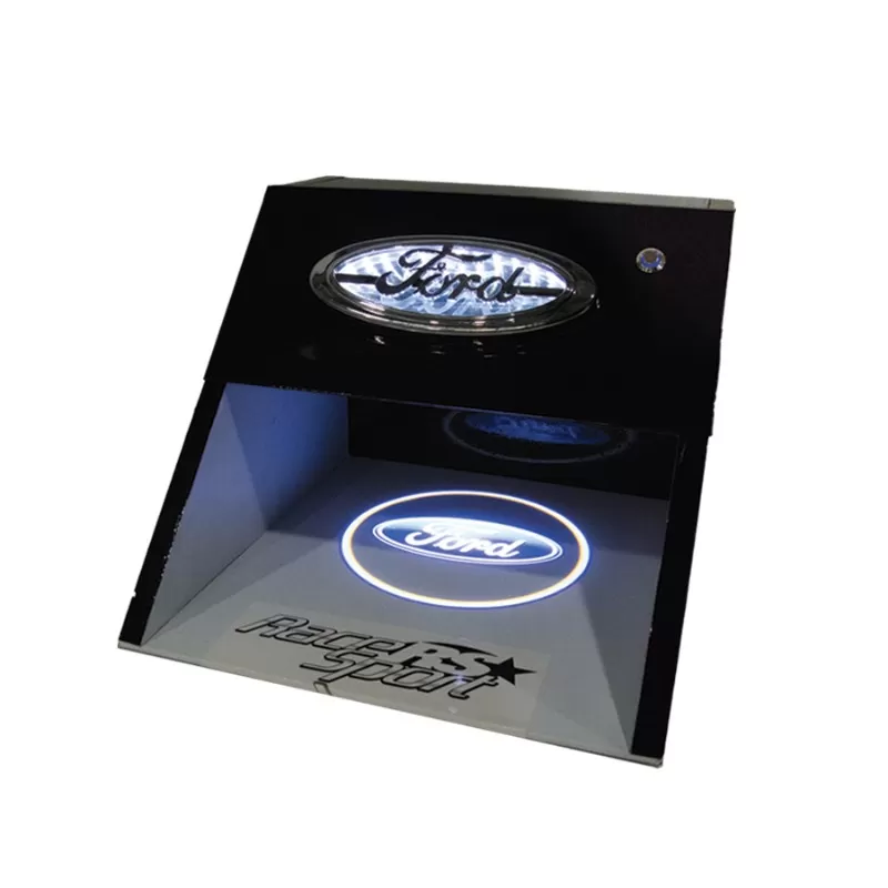 Race Sport Lighting 3D Logo Badge & Ghost Shadow Countertop Display - RS-GS-DISPLAY