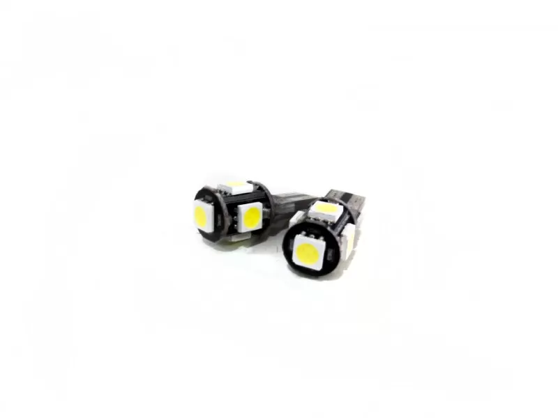 Race Sport Lighting Green T10-5 5050 Canbus LED  Pair - RS-T10-5-5050CAN-G
