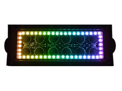 Race Sport Lighting RGB LED Straight Light Bars ColorADAPT Series 8 Inch 36 Watts 2,340 Lumens - RS8RGBLB