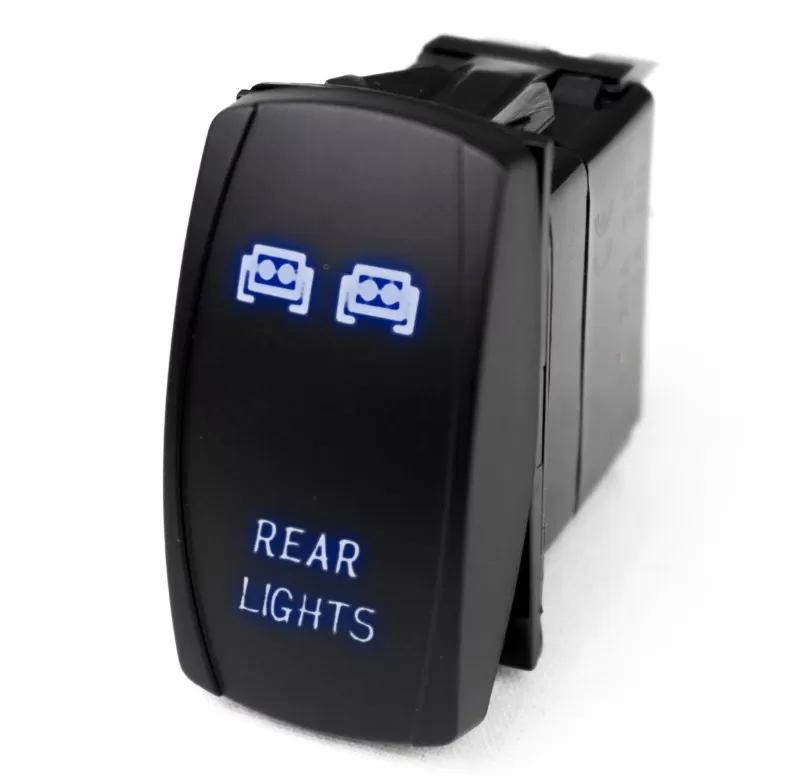 Race Sport Lighting LED Rocker Switch with Blue LED Radiance (Rear Lights) - RSLJ60B