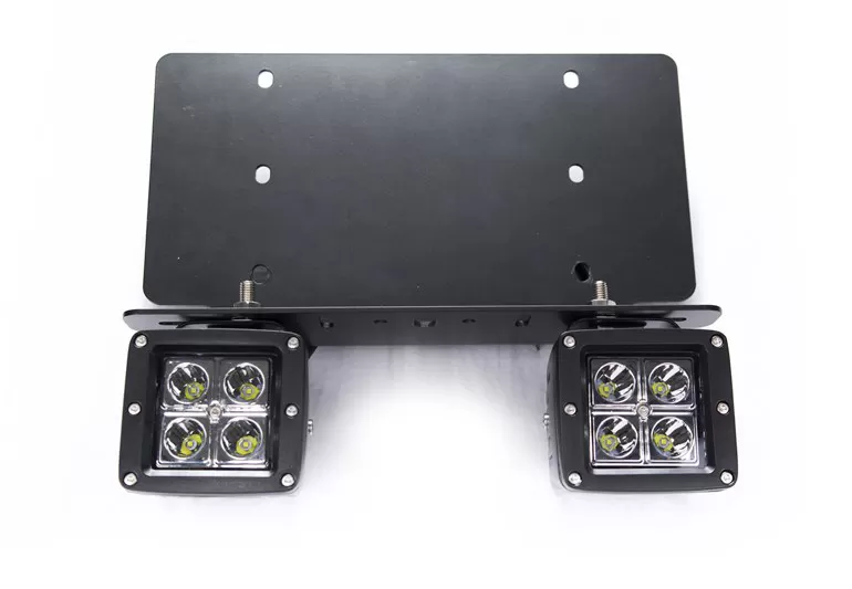 Race Sport Lighting Pair Street Series 3x3 LED Cubes US License Plate Bracket  2800 LUX - RSNRL62-2