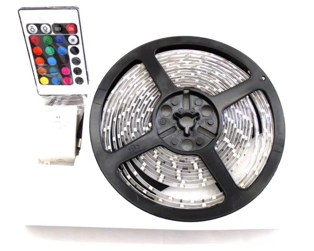 Race Sport Lighting RGB Multi-Color 5050 5M 300 LED Strip Light Reels - 10-Pack - RS5MRGB-10PK